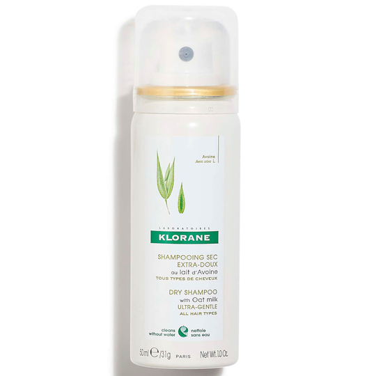 KLORANE Gentle Dry Shampoo with Oat Milk for All Hair Types -kuivashampoo, 50 ml